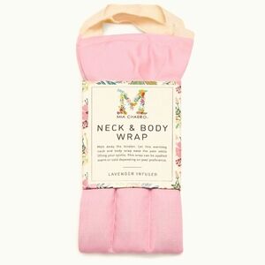 Spa Beauty Aromatherapy Lavender Infused Neck Body Wrap Pillow, Mia Charro NEW